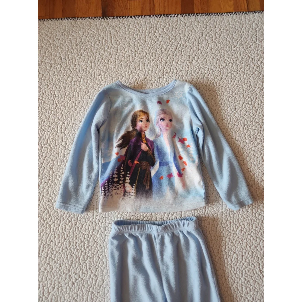 Disney Frozen 2 Elsa and Anna fleece 4T pajama top and pants set